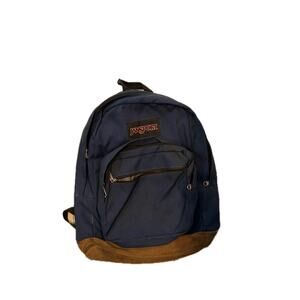 JanSport Right Pack 3 Section Blue Brown Backpack